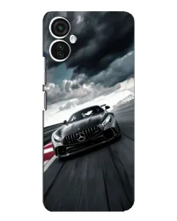 Чехол для TECNO Spark 9 Pro с картинкой «Гоночный Mercedes AMG»