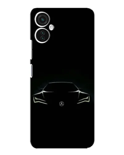 Чехол для TECNO Spark 9 Pro с картинкой «Mercedes — силуэт авто» Чехол для TECNO Spark 9 Pro с картинкой «Mercedes — силуэт авто»