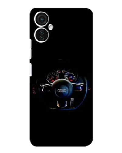 Чехол для TECNO Spark 9 Pro с картинкой «Салон Audi — руль» Чехол для TECNO Spark 9 Pro с картинкой «Салон Audi — руль»