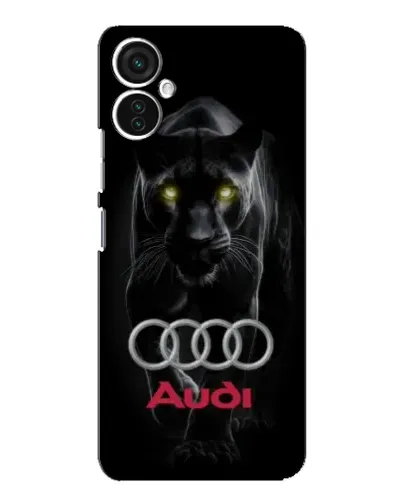 Чехол для TECNO Spark 9 Pro с картинкой «Пантера и Audi» Чехол для TECNO Spark 9 Pro с картинкой «Пантера и Audi»
