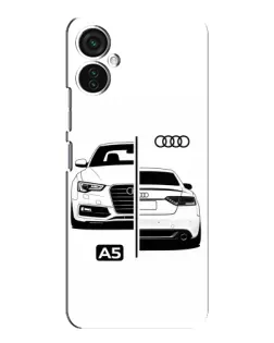 Чохол для TECNO Spark 9 Pro з картинкою «Audi — контрастний дизайн»