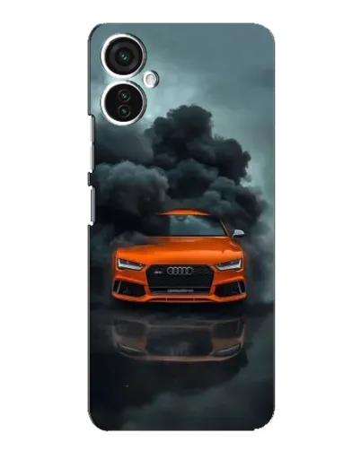 Чехол для TECNO Spark 9 Pro с картинкой «Audi в облаках дыма» Чехол для TECNO Spark 9 Pro с картинкой «Audi в облаках дыма»