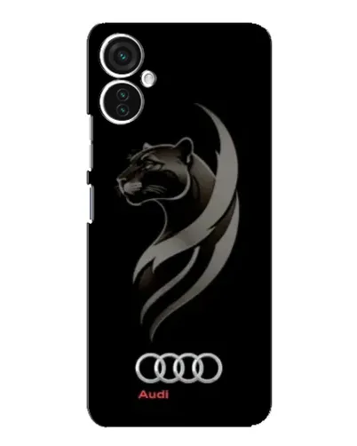 Чехол для TECNO Spark 9 Pro с картинкой «Графика — пантера и Audi» Чехол для TECNO Spark 9 Pro с картинкой «Графика — пантера и Audi»