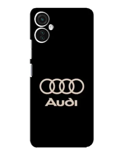 Чехол для TECNO Spark 9 Pro с картинкой «Audi — золотой логотип» Чехол для TECNO Spark 9 Pro с картинкой «Audi — золотой логотип»