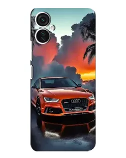 Чохол для TECNO Spark 9 Pro з картинкою «Audi — захід сонця»