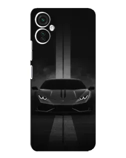 Чехол для TECNO Spark 9 Pro с картинкой «Lamborghini симметрия дорог»