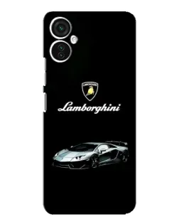 Чехол для TECNO Spark 9 Pro с картинкой «Логотип Lamborghini классика»