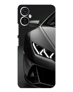 Чехол для TECNO Spark 9 Pro с картинкой «Lamborghini фары детализация»