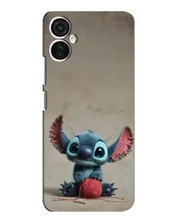 Чохол для TECNO Spark 9 Pro з картинкою «Стіч на чоричневому фоні»