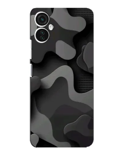 Чехол для TECNO Spark 9 Pro с картинкой «Темный абстрактный камуфляж»
