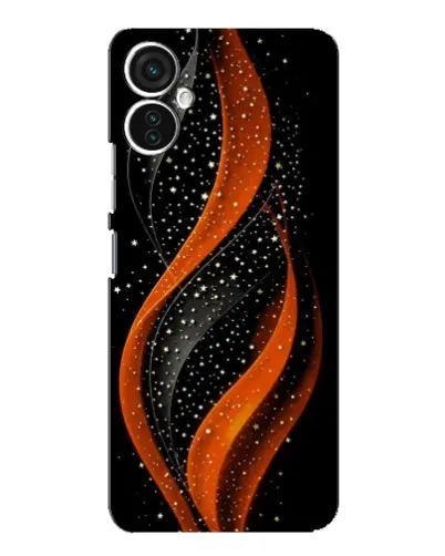 Чехол для TECNO Spark 9 Pro с картинкой «Огненная звездная волна»