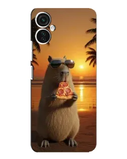 Чохол для TECNO Spark 9 Pro з картинкою «Капібара з піцою» Чохол для TECNO Spark 9 Pro з картинкою «Капібара з піцою»