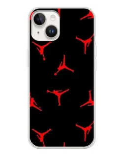 Чехол для TECNO Spark Go 1 с картинкой «Jordan Red Pattern»