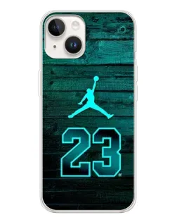Чехол для TECNO Spark Go 1 с картинкой «Jordan Cyan 23»
