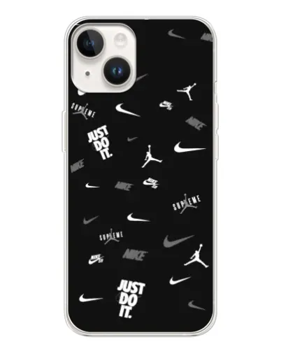 Чехол для TECNO Spark Go 1 с картинкой «Nike Black Pattern» Чехол для TECNO Spark Go 1 с картинкой «Nike Black Pattern»