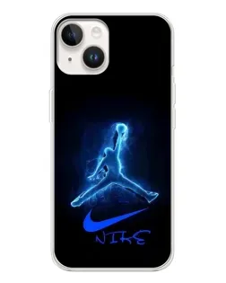 Чехол для TECNO Spark Go 1 с картинкой «Jordan Neon Blue»