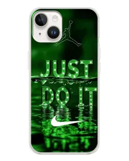 Чохол для TECNO Spark Go 1 з картинкою «Зелений неоновий Nike»