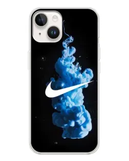 Чохол для TECNO Spark Go 1 з картинкою «Nike та синій дим»