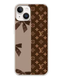 Чехол для TECNO Spark Go 1 с картинкой «Louis Vuitton — банты»