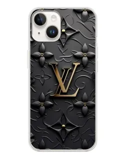 Чехол для TECNO Spark Go 1 с картинкой «Кожаная текстура LV»