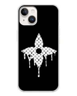 Чехол для TECNO Spark Go 1 с картинкой «Цветочная монограмма»