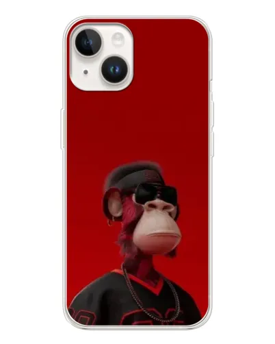 Чохол для TECNO Spark Go 1 з картинкою «Bored Ape в червоному» Чохол для TECNO Spark Go 1 з картинкою «Bored Ape в червоному»