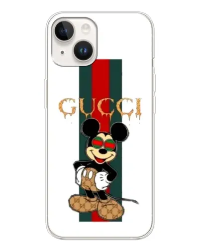 Чехол для TECNO Spark Go 1 с картинкой «Микки Маус Gucci — полосы» Чехол для TECNO Spark Go 1 с картинкой «Микки Маус Gucci — полосы»