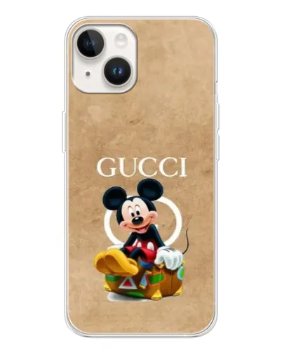 Чехол для TECNO Spark Go 1 с картинкой «Микки Маус Gucci — крафт» Чехол для TECNO Spark Go 1 с картинкой «Микки Маус Gucci — крафт»
