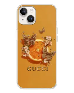 Чехол для TECNO Spark Go 1 с картинкой «Gucci — золотые бабочки» Чехол для TECNO Spark Go 1 с картинкой «Gucci — золотые бабочки»