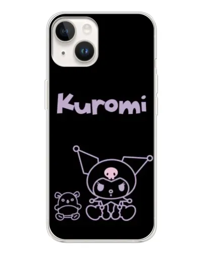 Чехол для TECNO Spark Go 1 с картинкой «Kuromi — черный минимализм» Чехол для TECNO Spark Go 1 с картинкой «Kuromi — черный минимализм»