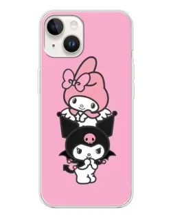 Чехол для TECNO Spark Go 1 с картинкой «My Melody и Kuromi» Чехол для TECNO Spark Go 1 с картинкой «My Melody и Kuromi»