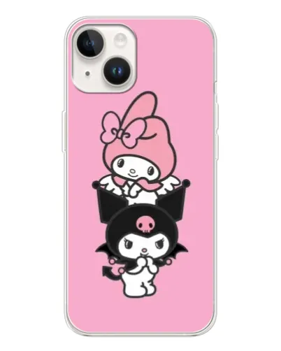 Чехол для TECNO Spark Go 1 с картинкой «My Melody и Kuromi» Чехол для TECNO Spark Go 1 с картинкой «My Melody и Kuromi»