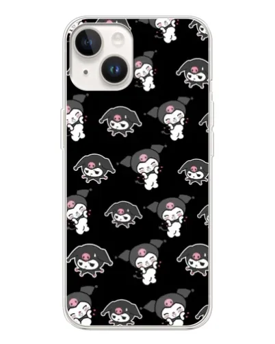Чехол для TECNO Spark Go 1 с картинкой «Черный паттерн Kuromi» Чехол для TECNO Spark Go 1 с картинкой «Черный паттерн Kuromi»