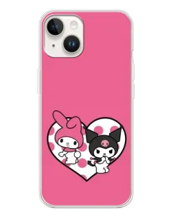 Чехол для TECNO Spark Go 1 с картинкой «Kuromi и My Melody» Чехол для TECNO Spark Go 1 с картинкой «Kuromi и My Melody»