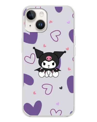 Чехол для TECNO Spark Go 1 с картинкой «Kuromi и лавандовые сердца» Чехол для TECNO Spark Go 1 с картинкой «Kuromi и лавандовые сердца»