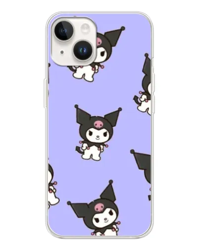 Чехол для TECNO Spark Go 1 с картинкой «Паттерн с Kuromi» Чехол для TECNO Spark Go 1 с картинкой «Паттерн с Kuromi»