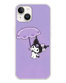 Чехол для TECNO Spark Go 1 с картинкой «Kuromi с зонтиком» Чехол для TECNO Spark Go 1 с картинкой «Kuromi с зонтиком»