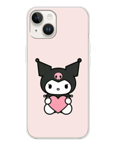 Чехол для TECNO Spark Go 1 с картинкой «Kuromi и сердце» Чехол для TECNO Spark Go 1 с картинкой «Kuromi и сердце»