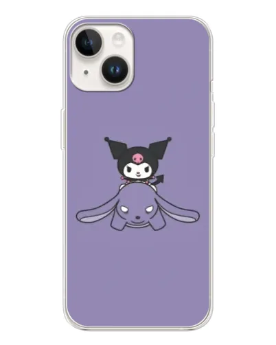 Чехол для TECNO Spark Go 1 с картинкой «Kuromi на лиловом фоне» Чехол для TECNO Spark Go 1 с картинкой «Kuromi на лиловом фоне»