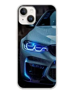 Чехол для TECNO Spark Go 1 с картинкой «Взгляд BMW с синими фарами» Чехол для TECNO Spark Go 1 с картинкой «Взгляд BMW с синими фарами»