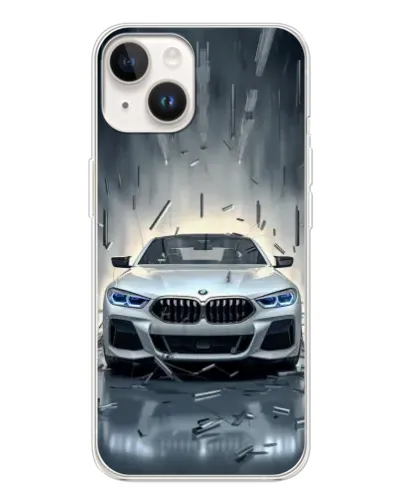 Чехол для TECNO Spark Go 1 с картинкой «BMW в свете фар»