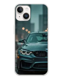 Чехол для TECNO Spark Go 1 с картинкой «BMW в огнях города»