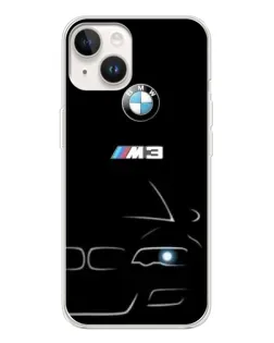 Чехол для TECNO Spark Go 1 с картинкой «Минималистичный принт BMW M3»
