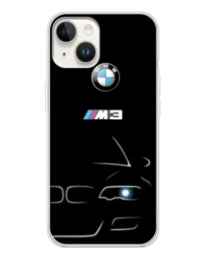 Чехол для TECNO Spark Go 1 с картинкой «Минималистичный принт BMW M3»