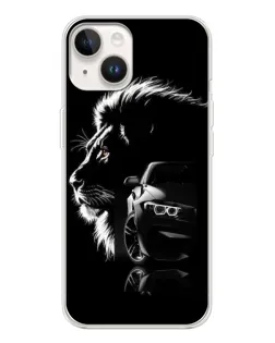 Чехол для TECNO Spark Go 1 с картинкой «BMW и лев»