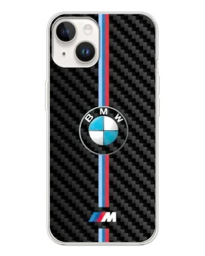 Чехол для TECNO Spark Go 1 с картинкой «Эмблема BMW и карбон»