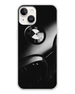 Чехол для TECNO Spark Go 1 с картинкой «Эмблема BMW — макро»