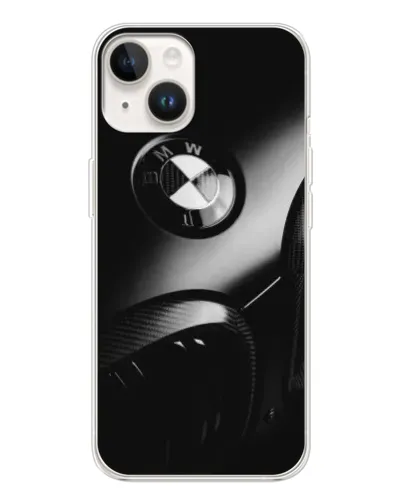 Чехол для TECNO Spark Go 1 с картинкой «Эмблема BMW — макро»