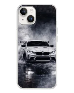 Чехол для TECNO Spark Go 1 с картинкой «BMW сквозь туман»