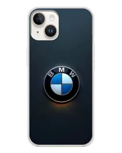 Чехол для TECNO Spark Go 1 с картинкой «Логотип BMW — минимализм»